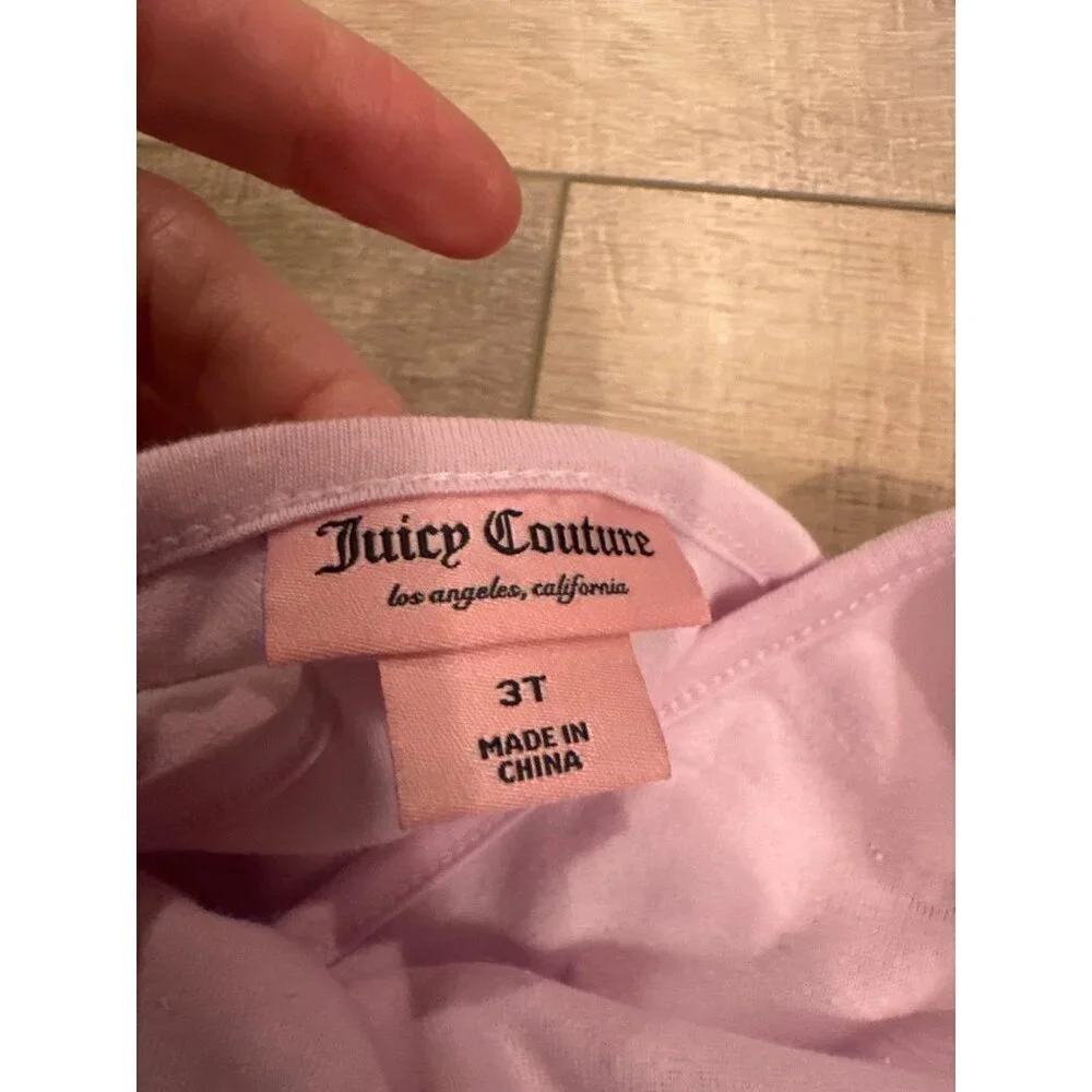 Juicy Couture Girls Pink Terrycloth Romper Sleeveless NEW Size 3T